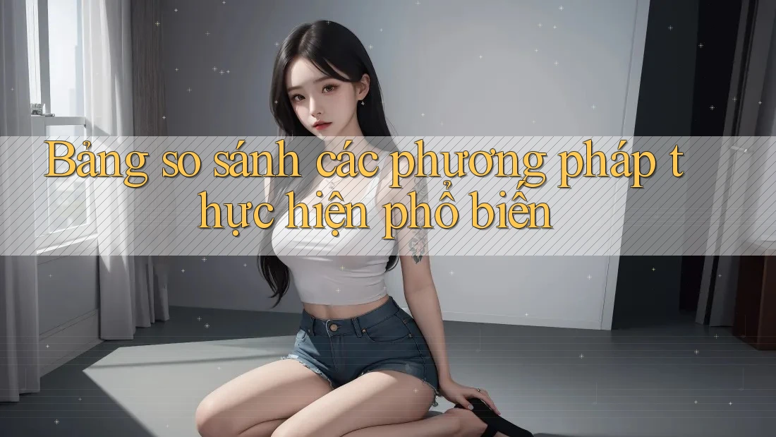 Bảng so sánh các phương pháp thực hiện phổ biến Bảng so sánh các phương pháp thực hiện phổ biến