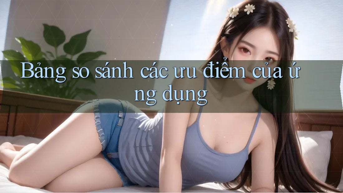 Bảng so sánh các ưu điểm của ứng dụng Bảng so sánh các ưu điểm của ứng dụng