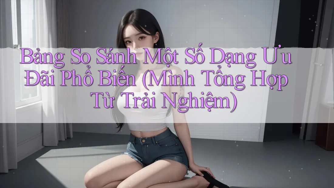 Bảng So Sánh Một Số Dạng Ưu Đãi Phổ Biến (Mình Tổng Hợp Từ Trải Nghiệm) Bảng So Sánh Một Số Dạng Ưu Đãi Phổ Biến (Mình Tổng Hợp Từ Trải Nghiệm)