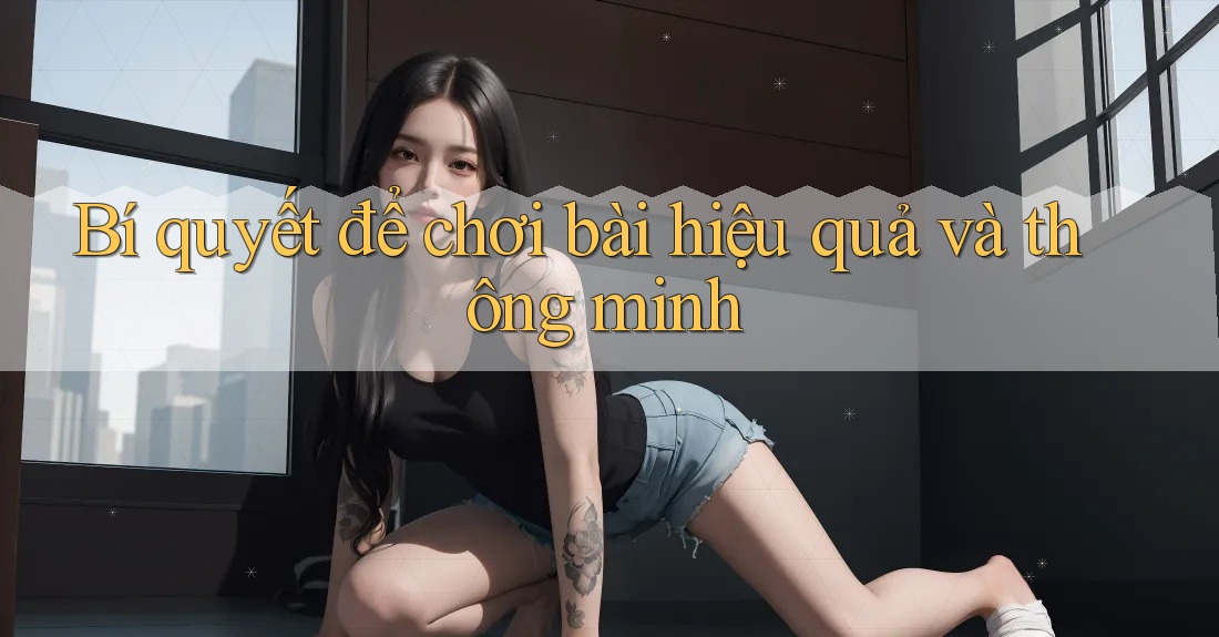 Bí quyết để chơi bài hiệu quả và thông minh