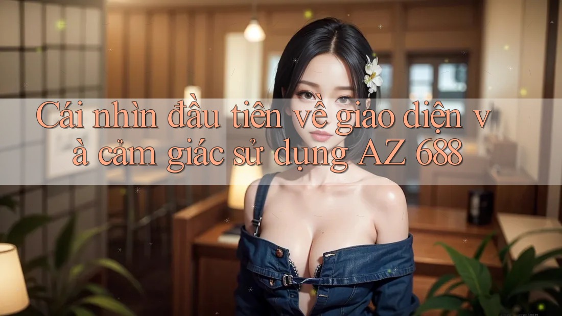Cái nhìn đầu tiên về giao diện và cảm giác sử dụng AZ 688 Cái nhìn đầu tiên về giao diện và cảm giác sử dụng AZ 688