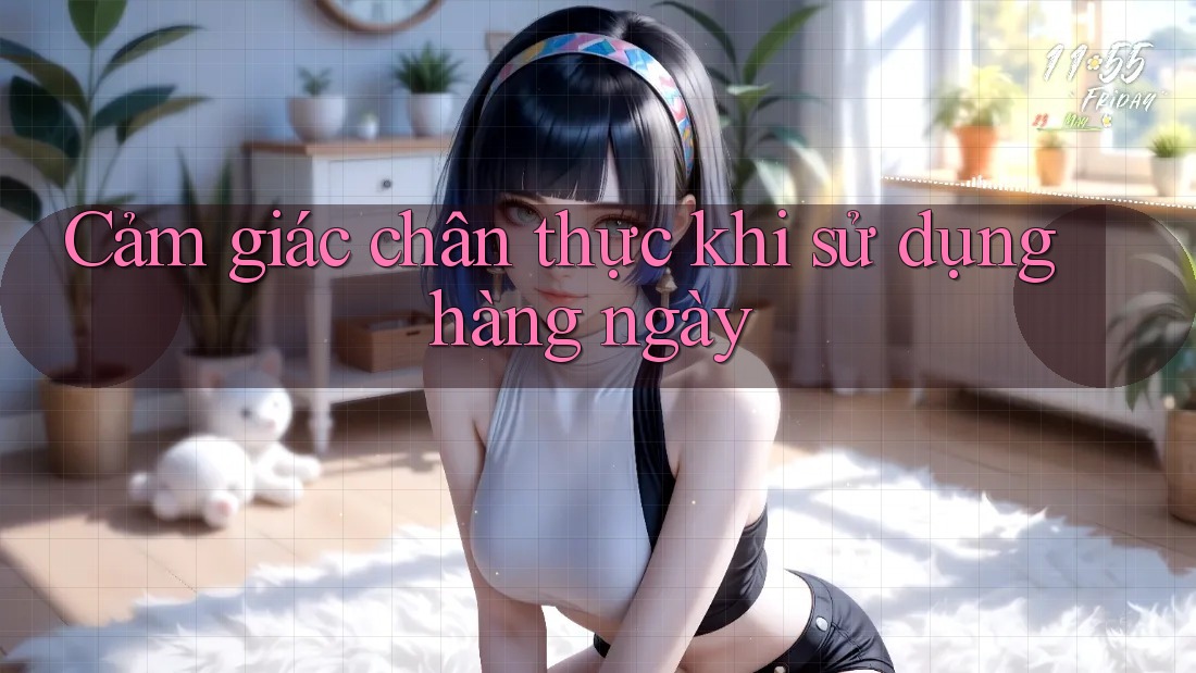 Cảm giác chân thực khi sử dụng hàng ngày Cảm giác chân thực khi sử dụng hàng ngày