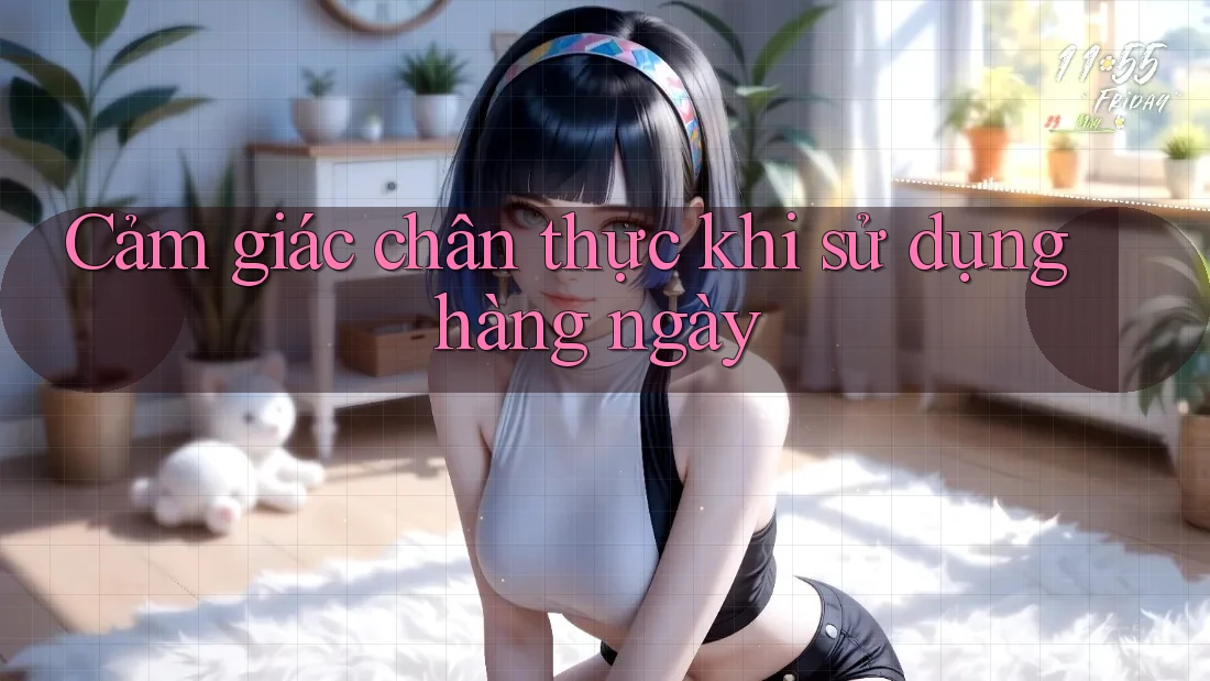 Cảm giác chân thực khi sử dụng hàng ngày Cảm giác chân thực khi sử dụng hàng ngày