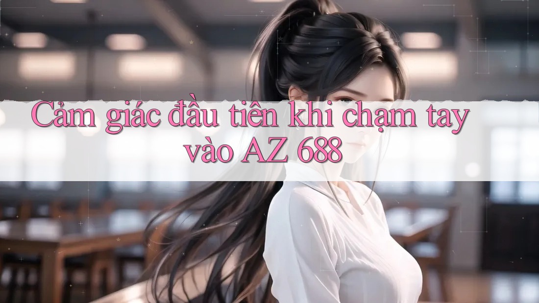Cảm giác đầu tiên khi chạm tay vào AZ 688 Cảm giác đầu tiên khi chạm tay vào AZ 688