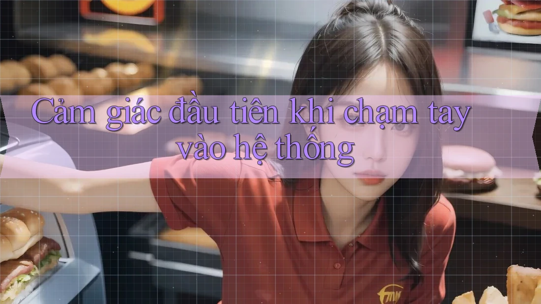Cảm giác đầu tiên khi chạm tay vào hệ thống Cảm giác đầu tiên khi chạm tay vào hệ thống
