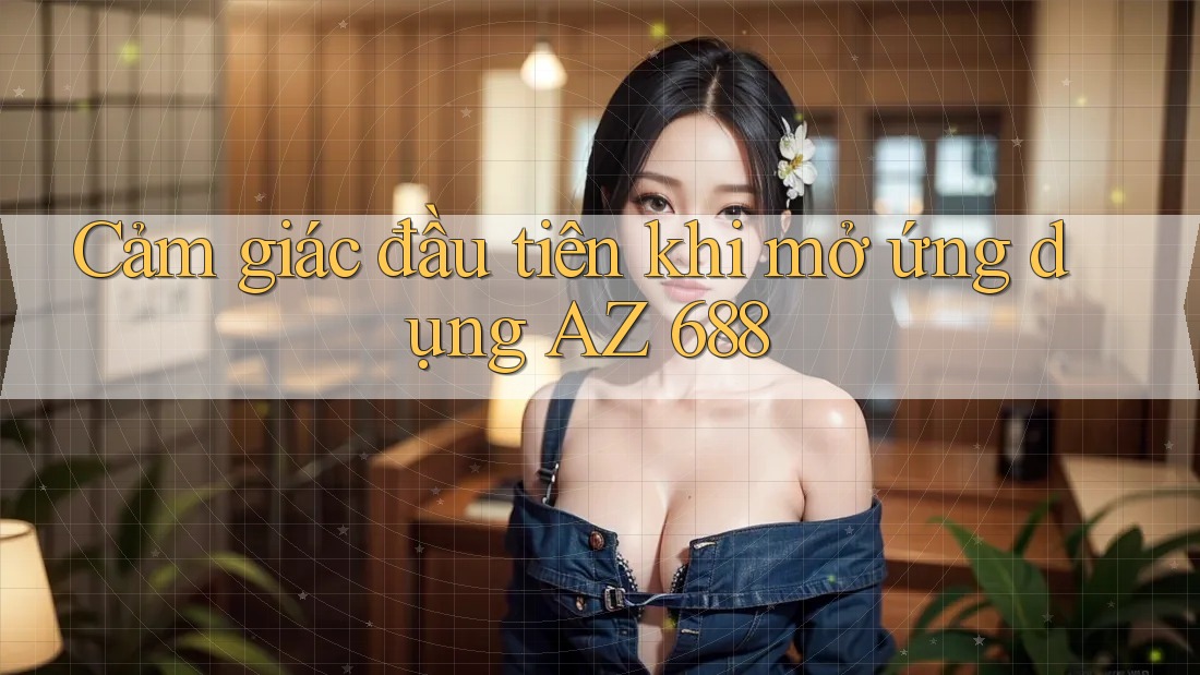 Cảm giác đầu tiên khi mở ứng dụng AZ 688