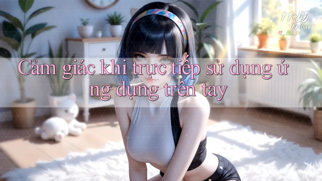 Cảm giác khi trực tiếp sử dụng ứng dụng trên tay Cảm giác khi trực tiếp sử dụng ứng dụng trên tay