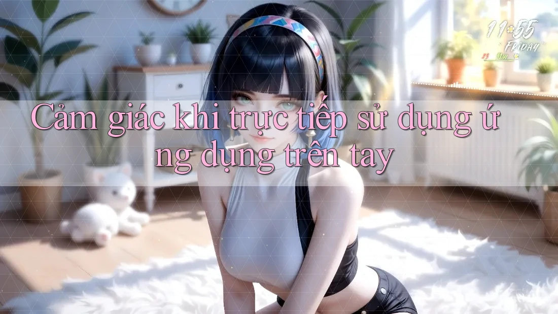 Cảm giác khi trực tiếp sử dụng ứng dụng trên tay Cảm giác khi trực tiếp sử dụng ứng dụng trên tay
