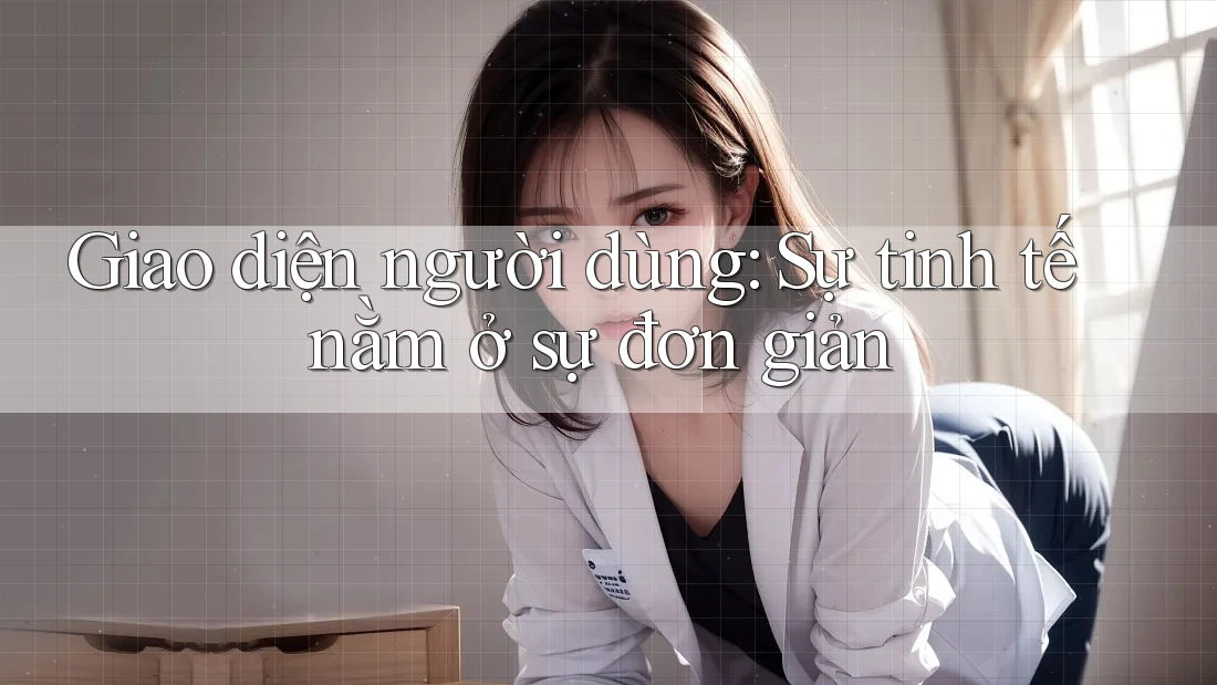 Giao diện người dùng: Sự tinh tế nằm ở sự đơn giản