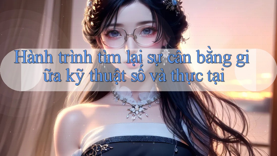 Hành trình tìm lại sự cân bằng giữa kỹ thuật số và thực tại Hành trình tìm lại sự cân bằng giữa kỹ thuật số và thực tại