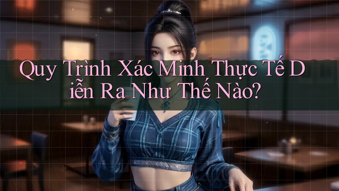 Quy Trình Xác Minh Thực Tế Diễn Ra Như Thế Nào? Quy Trình Xác Minh Thực Tế Diễn Ra Như Thế Nào?