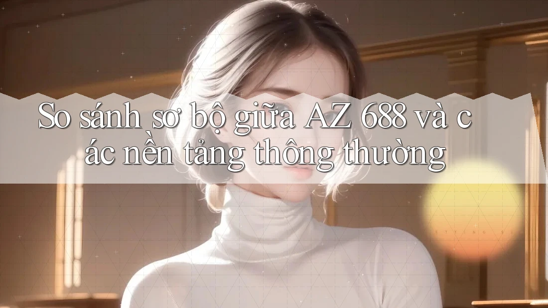 So sánh sơ bộ giữa AZ 688 và các nền tảng thông thường