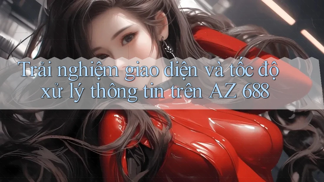 Trải nghiệm giao diện và tốc độ xử lý thông tin trên AZ 688 Trải nghiệm giao diện và tốc độ xử lý thông tin trên AZ 688